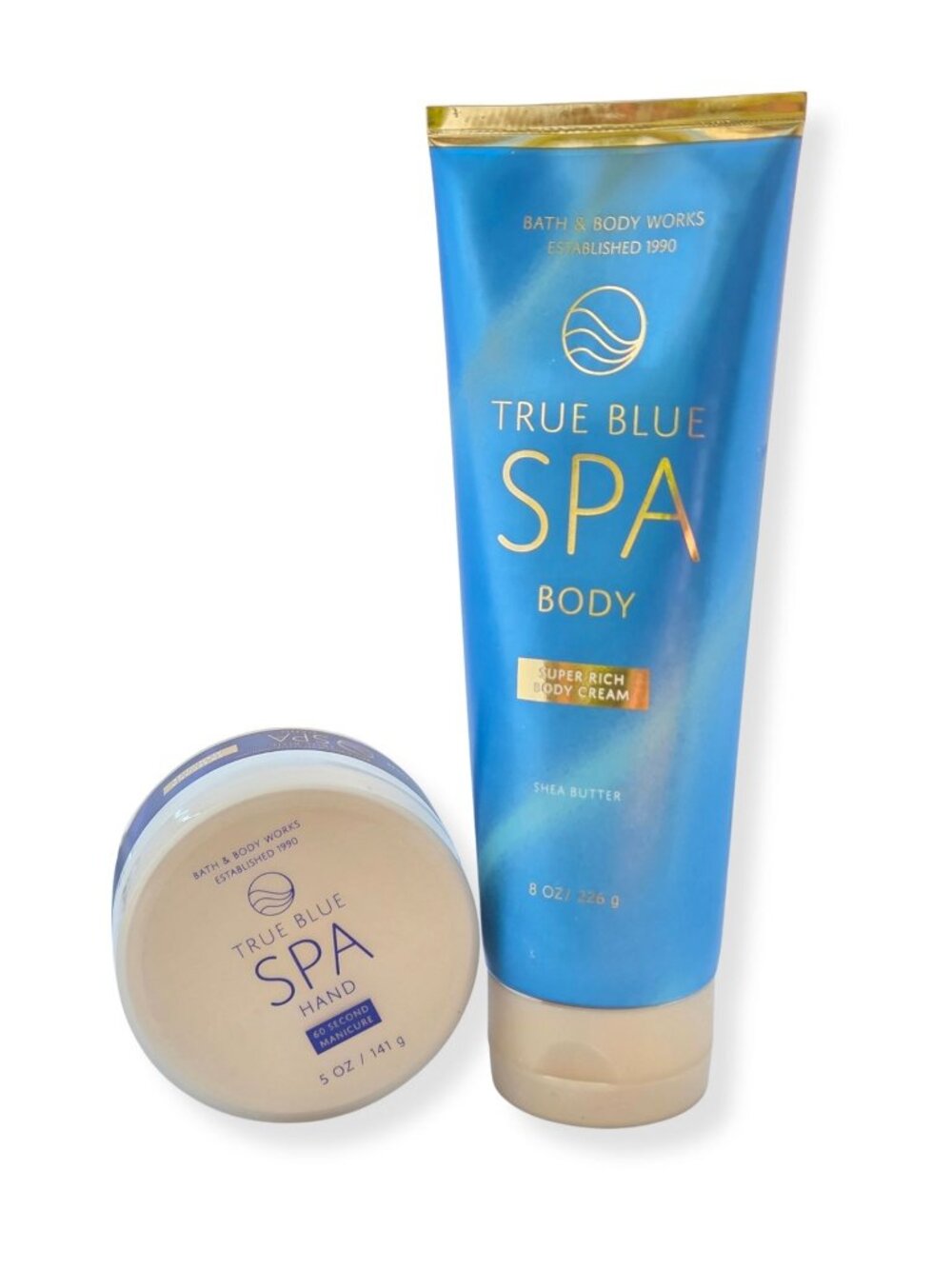 Bath & Body Works True Blue Spa 60 Second Manicure & Body Cream